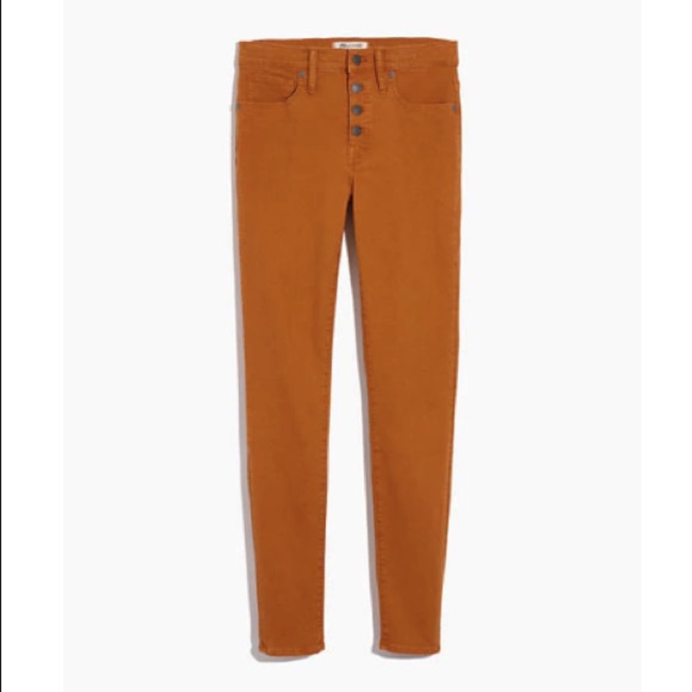 NWT Madewell mid-rise 9 button skinny jeans